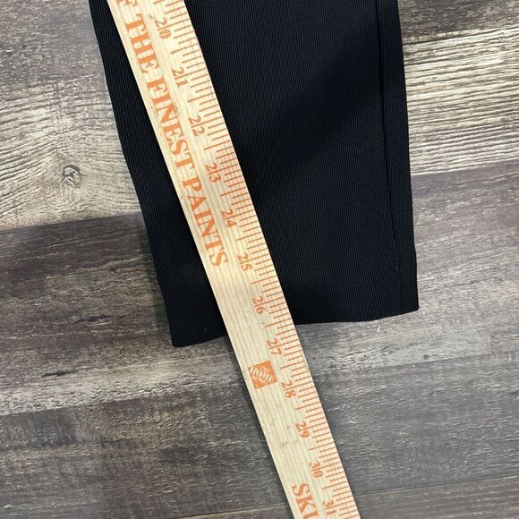 Joseph Ribkoff Pull On Stretch Pants Women's 6 Black Ribbed Ponte - Picture 7 of 11